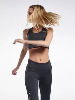 Reebok Running Essentials High-impact Bra, Black, Size 2Xs, Women
