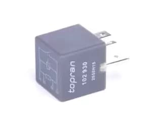 TOPRAN Relay, fuel pump 102 930 VW,AUDI,SKODA,Golf IV Schragheck (1J1),Golf V Schragheck (1K1),POLO (9N_)