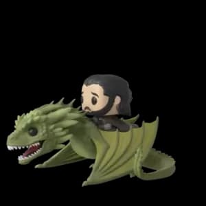Game of Thrones Jon Snow with Rhaegal Pop! Ride