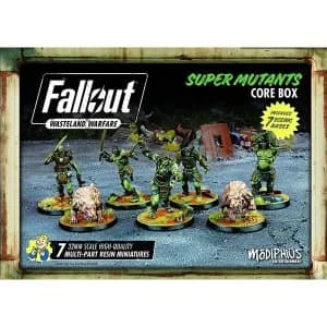 Fallout Wasteland Warfare Super Mutants Core Box Board Game