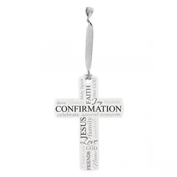 White Cross Plaque - Confirmation