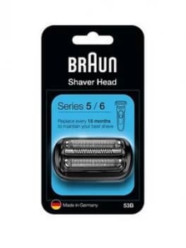 Braun Series 5 53B Electric Shaver Head Replacement - Black