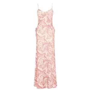 I Saw It First Cut Out Tie Dress - Multi