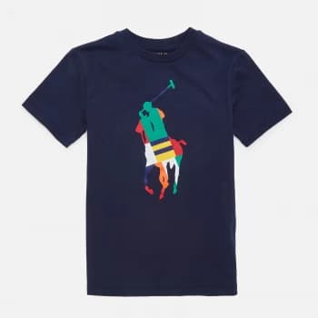 Polo Ralph Lauren Boys' Horse T-Shirt - Newport Navy - 10-12 Years