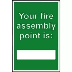 Fire Assembly Point - RPVC (400 x 600mm)