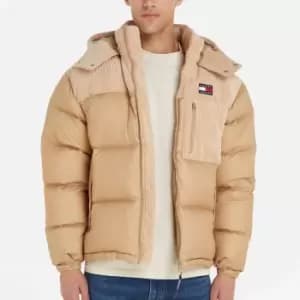 Tommy Jeans Cord Mix Alaska Nylon Puffer Jacket - S
