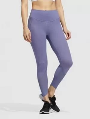 Adidas Yoga 7/8 Leggings, Violet Size M Women