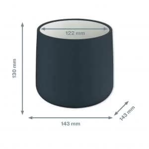 LEITZ Plant Pot Cosy Ceramic velvet grey
