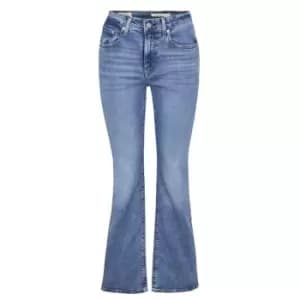 Levis 726 High Rise Flare Jeans - Blue
