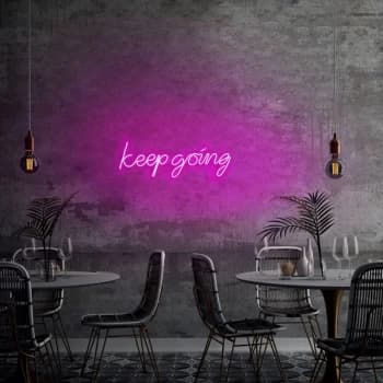 Keep Going - Pink Pink Wall Lamp