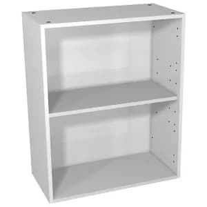 Wickes Vienna Grey Gloss Fitted Open Base Unit - 600 mm