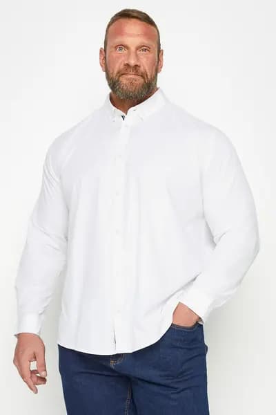 BadRhino Poplin Shirt White