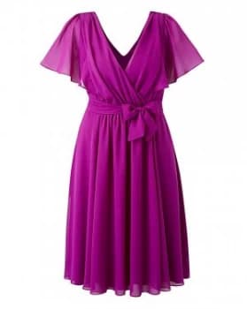 Scarlett & Jo Flutter Sleeve Dress