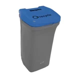 Slingsby Bin - Designer Wheelie 90LTR Recycling - Blue - NO Lock