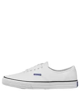 Jack & Jones Curtis Canvas Trainers - White, Size 41, Men