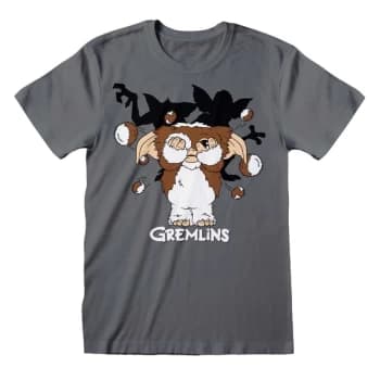 Gremlins - Fur Balls Unisex Large T-Shirt - Charcoal