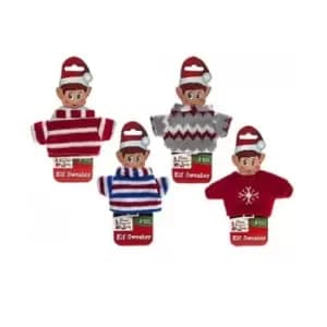 Knitted Sweater For Your Christmas Elf Fits Standard size 12" VIP Elf