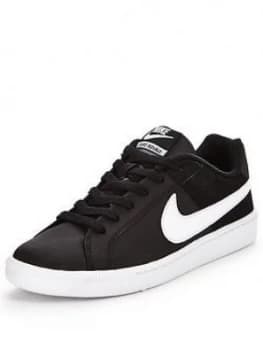 Nike Court Royale Black White Size 3 Women