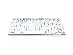 Accuratus Ultra Sleek Mini Wireless White Keyboard