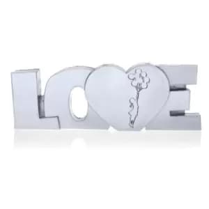 Big Love Sign Candle – Silver