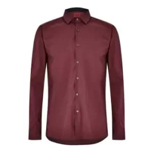 Hugo Cotton Stretch Shirt - Red