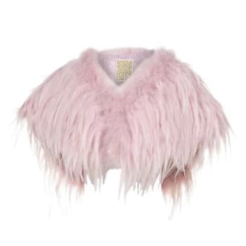 Biba Feather Bolero - Blush
