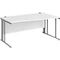 Dams International Wave Desk MCM16WRSWH 1,600 x 725 x 800 - 990 mm