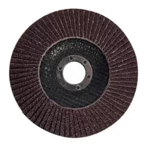 Silverline Aluminium Oxide Flap Disc 125mm 40 Grit 868810