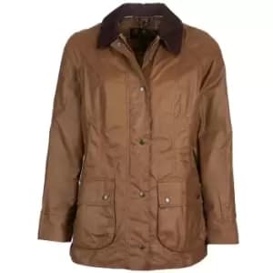 Barbour Womens Beadnell Wax Jacket Bark 14