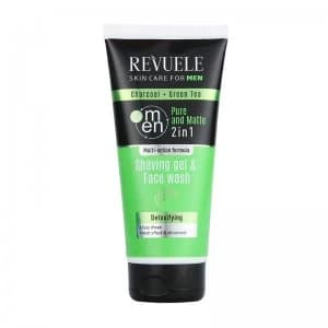 Revuele Charcoal & Green Tea Shaving Gel & Face Wash 300ml