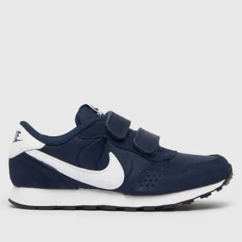 Nike Navy & White Md Valiant Boys Junior Trainers