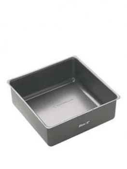 Masterclass Non-Stick Deep Square Cake Tin With Loose Base ; 20 X 20 X 7.5 Cm