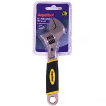 SupaTool Adjustable Wrench with Power Grip 6â??/150mm