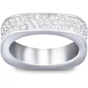 Ladies Swarovski Stainless Steel Size L.5 Vio Ring 52