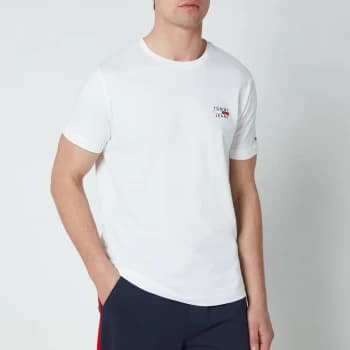 Tommy Jeans Chest Logo T-Shirt - White Size M Men