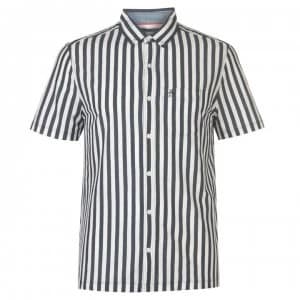 Original Penguin Short Sleeve Striped Shirt - Sapphire 413