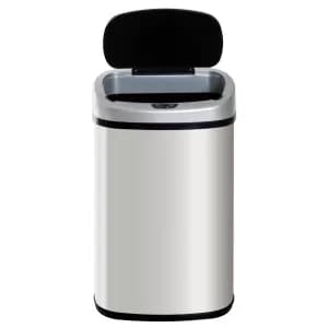 Homcom Sensor Bin Stainless Steel 58L
