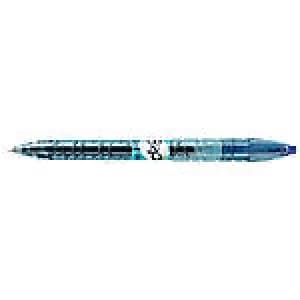 Pilot B2P Gel Retractable Rollerball Pen Fine 0.4mm Blue Pack of 10