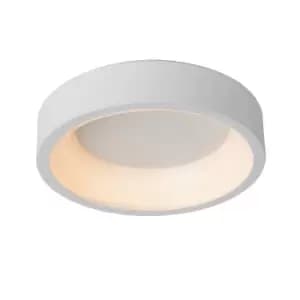 Talowe LED Modern Flush Ceiling Light - Ø30cm - LED Dim. - 1x20W 3000K - White