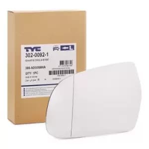 TYC Wing Mirror Glass AUDI 302-0092-1 8K0857535F Side Mirror Glass,Mirror Glass,Door Mirror Glass,Rear View Mirror Glass,Mirror Glass, outside mirror