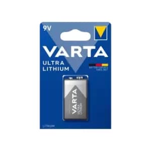 Varta Ultra Lithium 9V, E-Block Battery