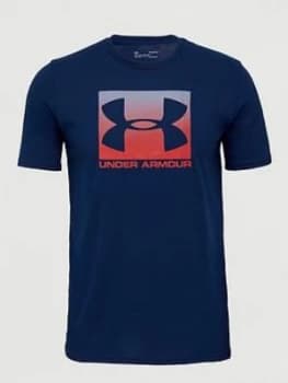 Urban Armor Gear Sportstyle Boxed Logo T-Shirt - Navy