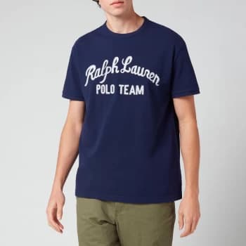Polo Ralph Lauren Mens Classic Fit Polo Team Mesh T-Shirt - Cruise Navy - S