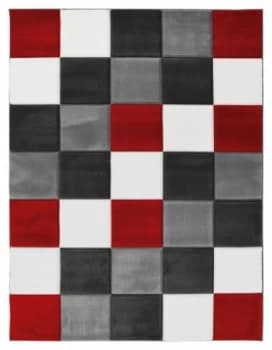 Homemaker Check Rug - Red 080x150