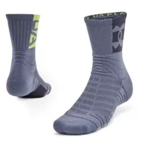 Under Armour Mid-Crew Socks - Purple