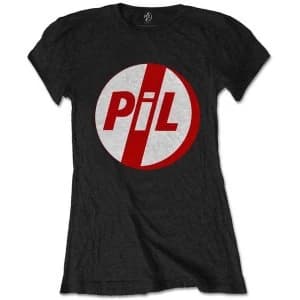 PIL (Public Image Ltd) - Logo Womens Large T-Shirt - Black