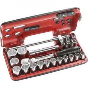Facom Bit set Metric 1/2 (12.5 mm) 22 Piece SL.DBOX4