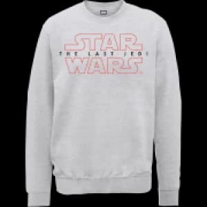 Star Wars The Last Jedi Mens Grey Sweatshirt - L - Grey