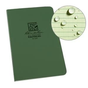 Rite In The Rain Field Book Side Bound Field Flex Cover 4.5 x 7" Green