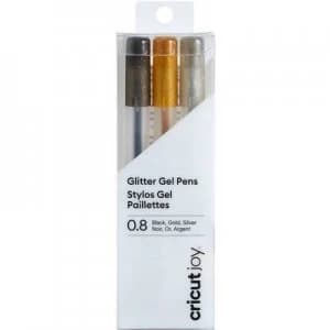 Cricut GLITTER Pen set Black, Silver, Gold